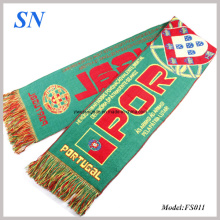 Factory Stock Jacqard Tricot Fans de Football Echarpes